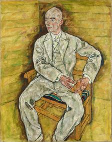 Portrait of Victor Ritter von Bauer , 1918. Creator: Schiele, Egon (1890-1918)