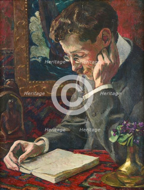 Portrait of Victor Segalen (1878-1919), 1909. Creator: Monfreid, George-Daniel (Géo) de (1856-1929).
