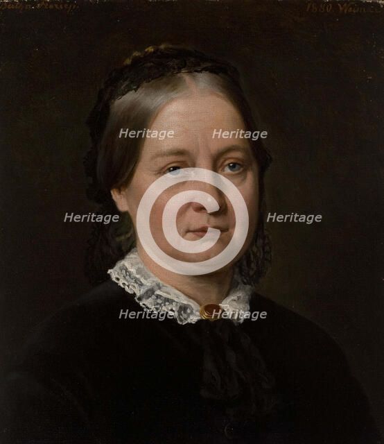 Portrait of Victoria Aberg, 1880. Creator: Bertha Froriep.