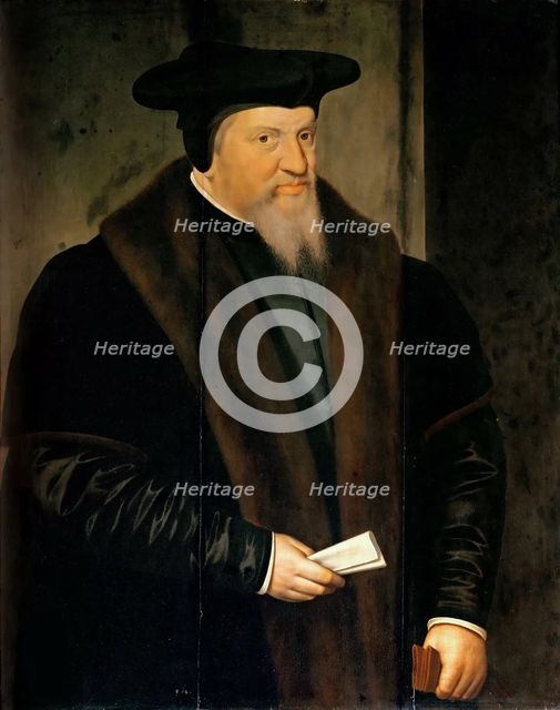 Portrait of Viglius van Aytta (1507-1577), c. 1565. Creator: Pourbus, Frans, the Elder (1546-1581).