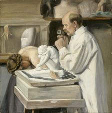 Portrait of Viktor Malmberg, c1900. Creator: Hugo Simberg