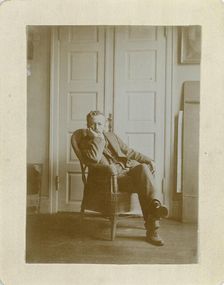 Portrait of Vilhelm Hammershøi (1864-1916). Creator: Anonymous