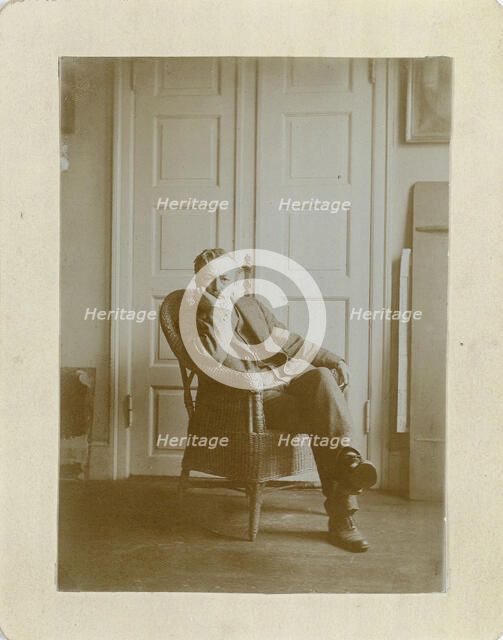 Portrait of Vilhelm Hammershøi (1864-1916). Creator: Anonymous.