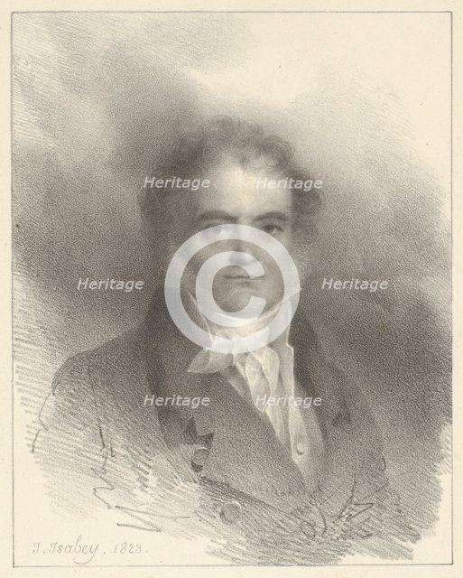 Portrait of Villeau, 1818. Creator: Jean-Baptiste Isabey.