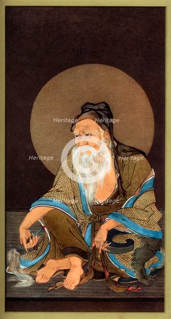 Portrait of Vimalakirti, 15th century (1886). Artist: Wilhelm Greve