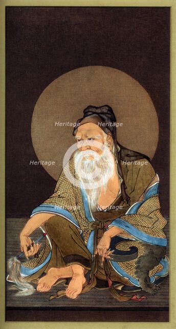 Portrait of Vimalakirti, 15th century (1886). Artist: Wilhelm Greve