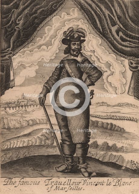 Portrait of Vincent Le Blanc, 1660. Creator: Anonymous.