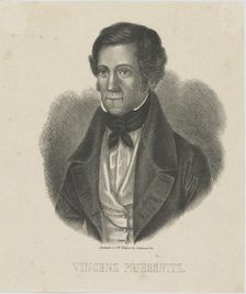 Portrait of Vincenz Priessnitz (1799-1851), c. 1840. Creator: Anonymous