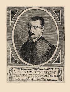 Portrait of Vincenzo Contarini (1577-1617) From: Illustrium virorum elogia iconibus exornata, 1630. Creator: Jérôme, David (1605-1670)