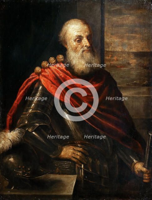 Portrait of Vincenzo Cappello (1469-1541), Last quarter of 16th cen. Creator: Palma il Giovane, Jacopo, the Younger (1544-1628).