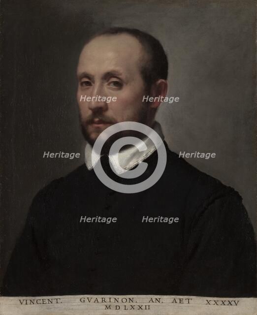 Portrait of Vincenzo Guarignoni, c. 1572. Creator: Giovanni Battista Moroni (Italian, 1525-1578).
