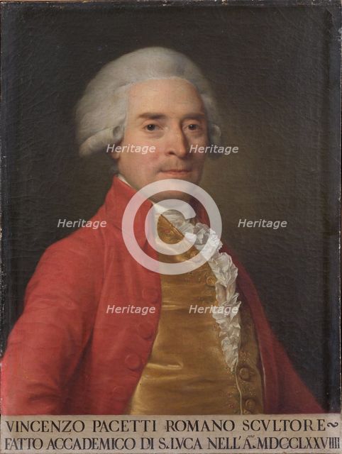 Portrait of Vincenzo Pacetti (1746-1820). Creator: Maron, Anton von (1733-1808).