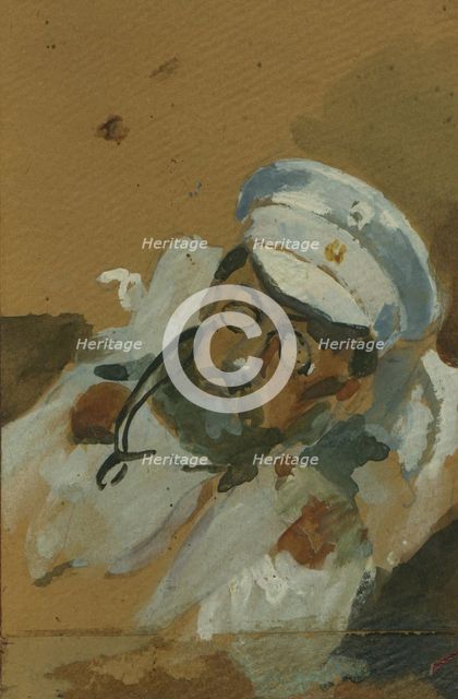 Portrait of Vladimir Alexeyevich Khlebnikov, c. 1895. Artist: Khlebnikova, Vera Vladimirovna (1881-1941)
