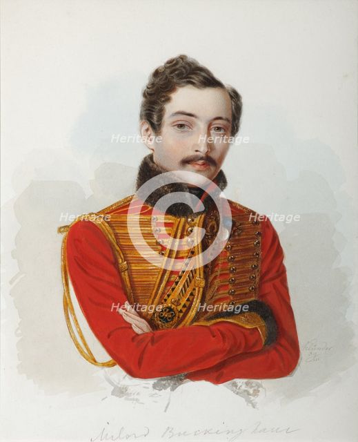 Portrait of Vladimir Dmitrievich Bakaev (1810-1871), 1839. Artist: Klünder, Alexander Ivanovich (1802-1875)
