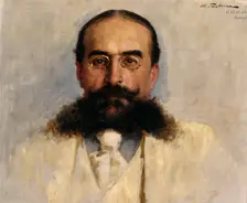 Portrait of Vladimir I. Nemirovich-Danchenko (1858-1943), 1899. Creator: Galkin, Ilya Savvich (1860-1915)