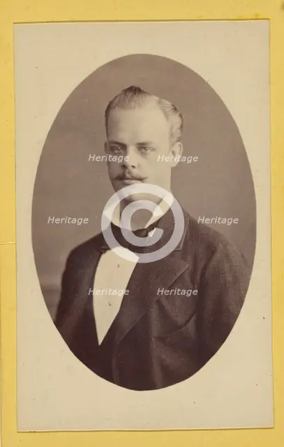 Portrait of W. Stürcke junior(?), about 1870. Creator: P.J. Sciandra.