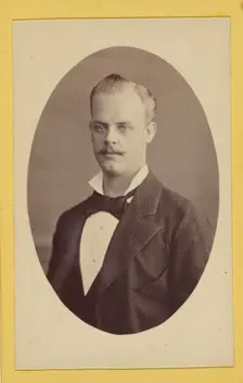 Portrait of W. Stürcke junior(?), about 1870. Creator: P.J. Sciandra