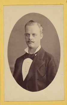 Portrait of W. Stürcke junior(?), about 1870. Creator: P.J. Sciandra