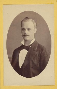 Portrait of W. Stürcke junior(?), about 1870. Creator: P.J. Sciandra