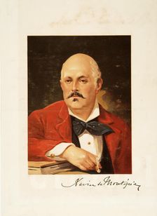 Portrait of Xavier de Montépin (1823-1902), c.1890. Creator: Anonymous