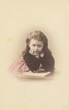 Portrait of young girl, about 1875-1890. Creator: Unknown
