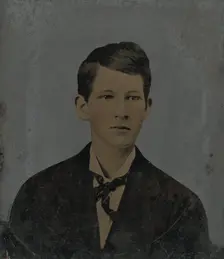 Portrait of young man, 1860s-1880s. Creator: Unknown