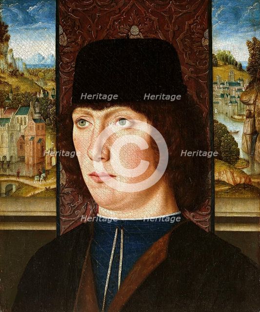 Portrait of young man, c. 1480-1485. Creator: Master of the legend of St. Ursula (active ca 1485).