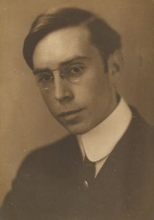 Portrait of Young Man with Pince Nez, 1907-1943. Creator: Louis Fleckenstein