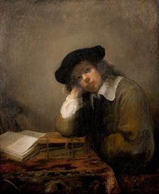 Portrait of young student ('The Student'), mid-17th century. Creator: Samuel van Hoogstraten