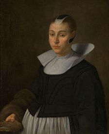 Portrait of young woman, beginning of 17th century. Creator: Unknown