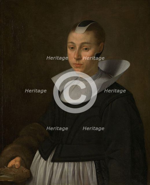 Portrait of young woman, beginning of 17th century. Creator: Unknown.