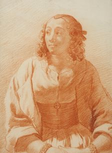 Portrait of young woman, c1650. Creator: Karel Du Jardin