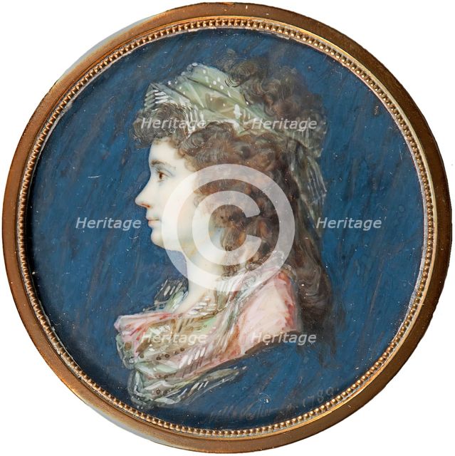 Portrait of young woman in profile, c1800. Creator: Marie-Nicole Vestier.