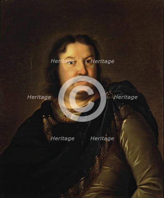 Portrait of Ya.F. Dolgoruky, (c1700s), 1850. Creator: Unknown.