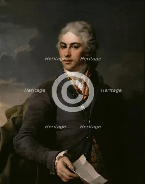 Portrait of Yakov Bilibin, 1801. Creator: Dmitry Levitzky.