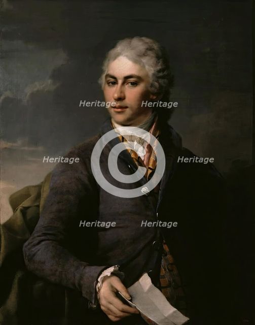 Portrait of Yakov Bilibin, 1801. Creator: Dmitry Levitzky.