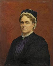 Portrait of Ye.F. Chikhachyova, 1888. Creator: Fernand Lematte