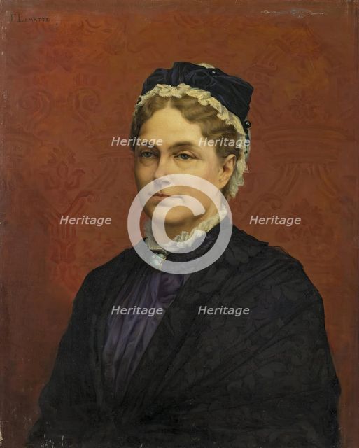 Portrait of Ye.F. Chikhachyova, 1888. Creator: Fernand Lematte.