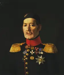 Portrait of Ye.Ye. Baranov, 1845. Creator: Fedor Tulov