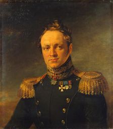 Portrait of Yevgeny A. Golovin (1782-1858), 1822. Creator: Workshop of George Dawe