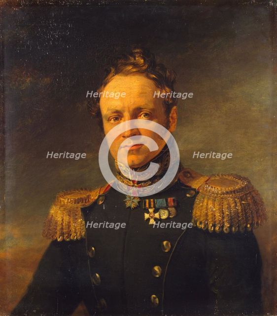Portrait of Yevgeny Alexandrovich Golovin (1782-1858), before 1825. Artist: Dawe, George (1781-1829)