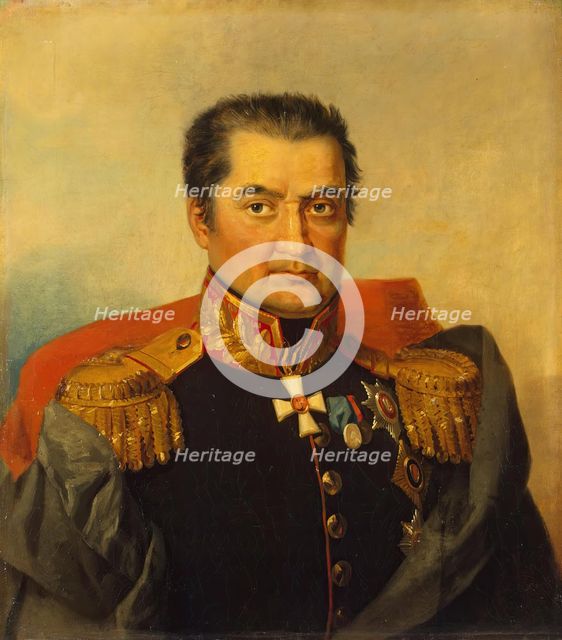 Portrait of Yevgeny I. Markov (1769-1828) (1st), 1823. Creators: George Dawe, Workshop of George Dawe.