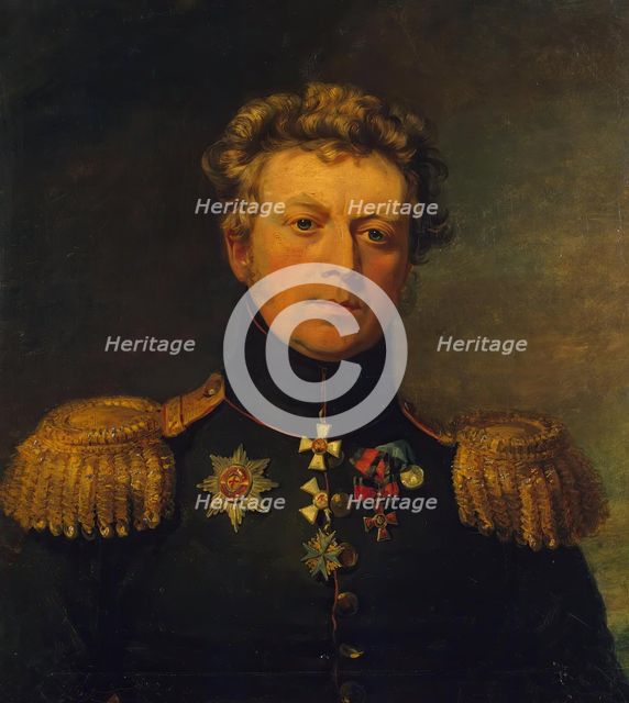 Portrait of Yevstafy Ye. Staden (1774-1845), 1822. Creators: George Dawe, Workshop of George Dawe.