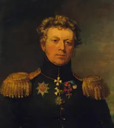Portrait of Yevstafy Ye. Staden (1774-1845), 1822. Creators: George Dawe, Workshop of George Dawe