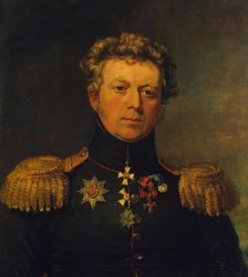 Portrait of Yevstafy Ye. Staden (1774-1845), 1822. Creators: George Dawe, Workshop of George Dawe