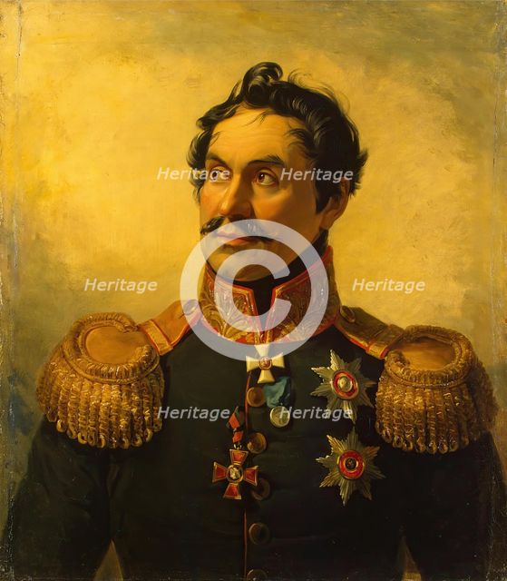 Portrait of Yefim I. Chaplits (1768-1825), 1822. Creator: Workshop of George Dawe.