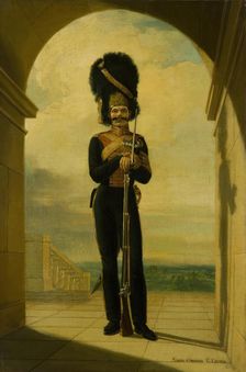 Portrait of Yegor Getgort (Etgort) (1788-1857), 1828. Creator: George Dawe