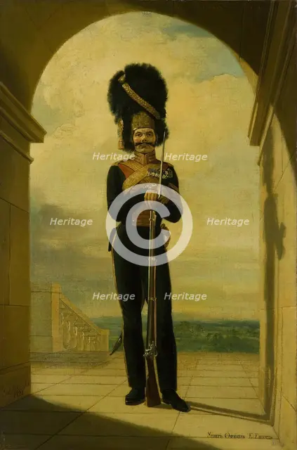 Portrait of Yegor Getgort (Etgort) (1788-1857), 1828. Creator: George Dawe.