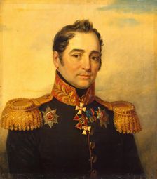 Portrait of Yegor I. Vlastov (1769/70-1837), 1824. Creator: Workshop of George Dawe