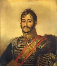 Portrait of Yegor I. Meller-Zakomelsky (1767-1830), 1823. Creator: George Dawe
